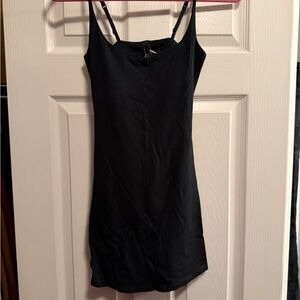 SKIMS Classic Black Strappy Dress